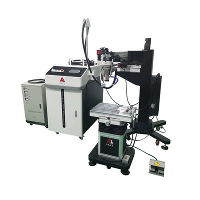 Máquina de soldadura láser para reparación de moldes metálicos con brazo de grúa 1000w-3000w