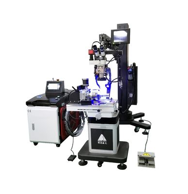 Máquina de soldadura láser para reparación de moldes metálicos con brazo de grúa 1000w-3000w